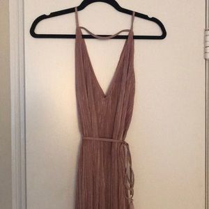 Top shop deep v midi dress